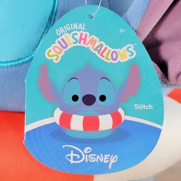 Squishmallow Lilo and Stitch w/ Inner Tube 8" UltraSoft Disney Toy Plush NWT - Picture 6 of 7